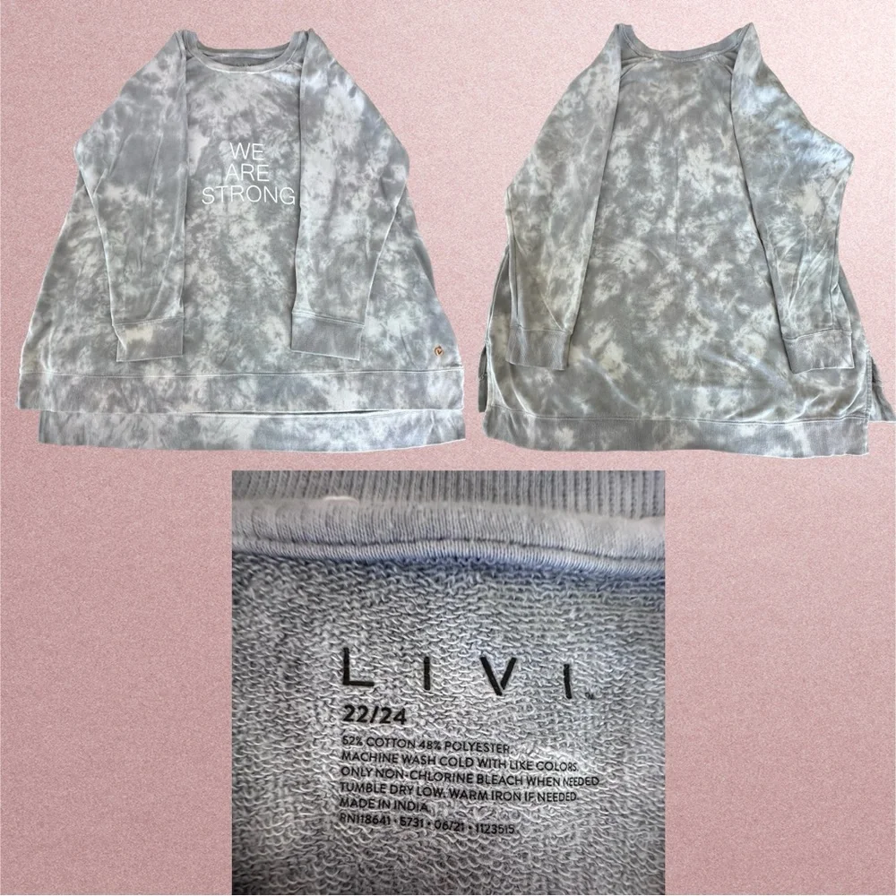 Lane Bryant We Are Strong Livi sweatshirt and sweatpants. - Picture 3 of 7